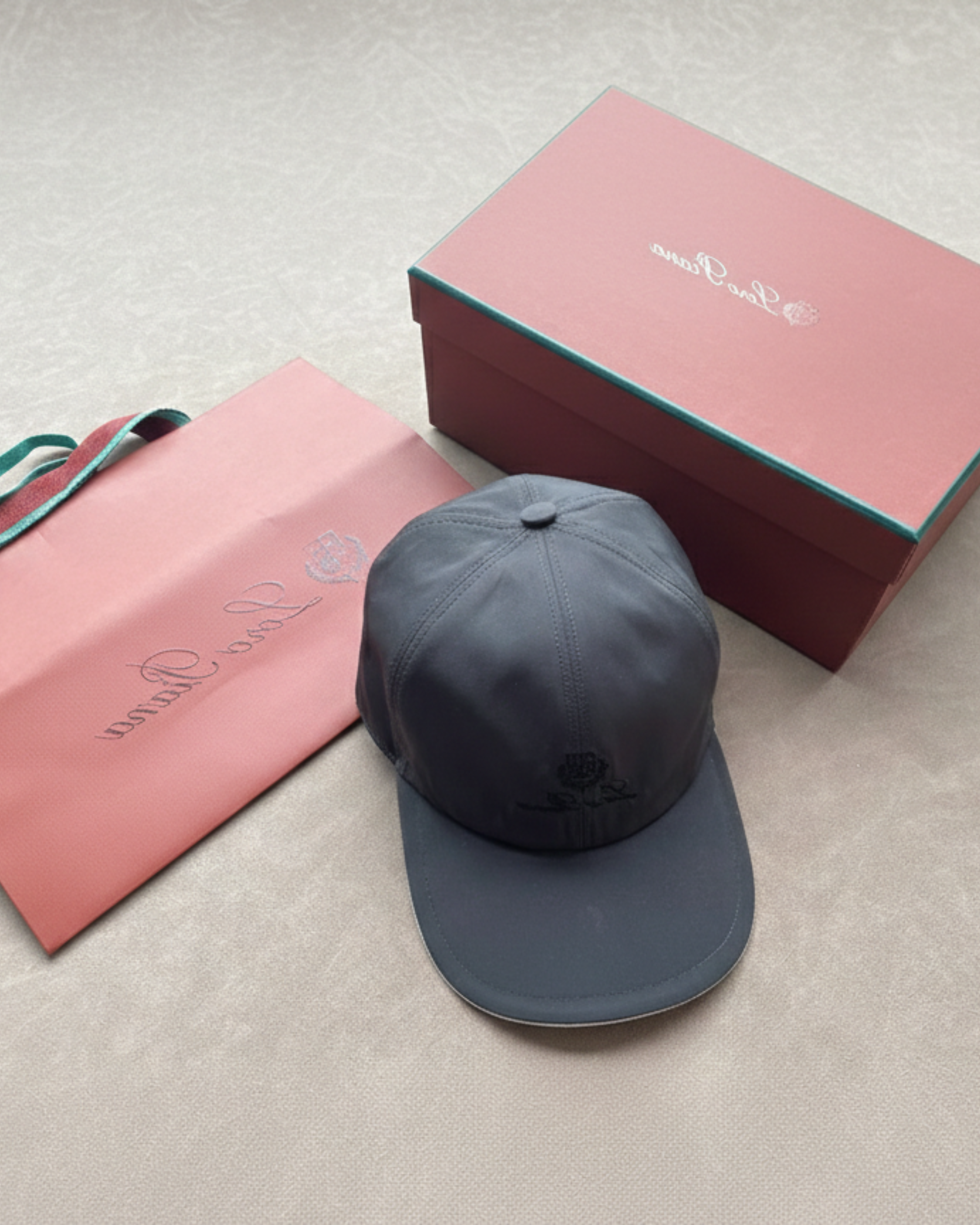 Loro Piana Baseball Cap Microfibre – Storm System® Blue Navy