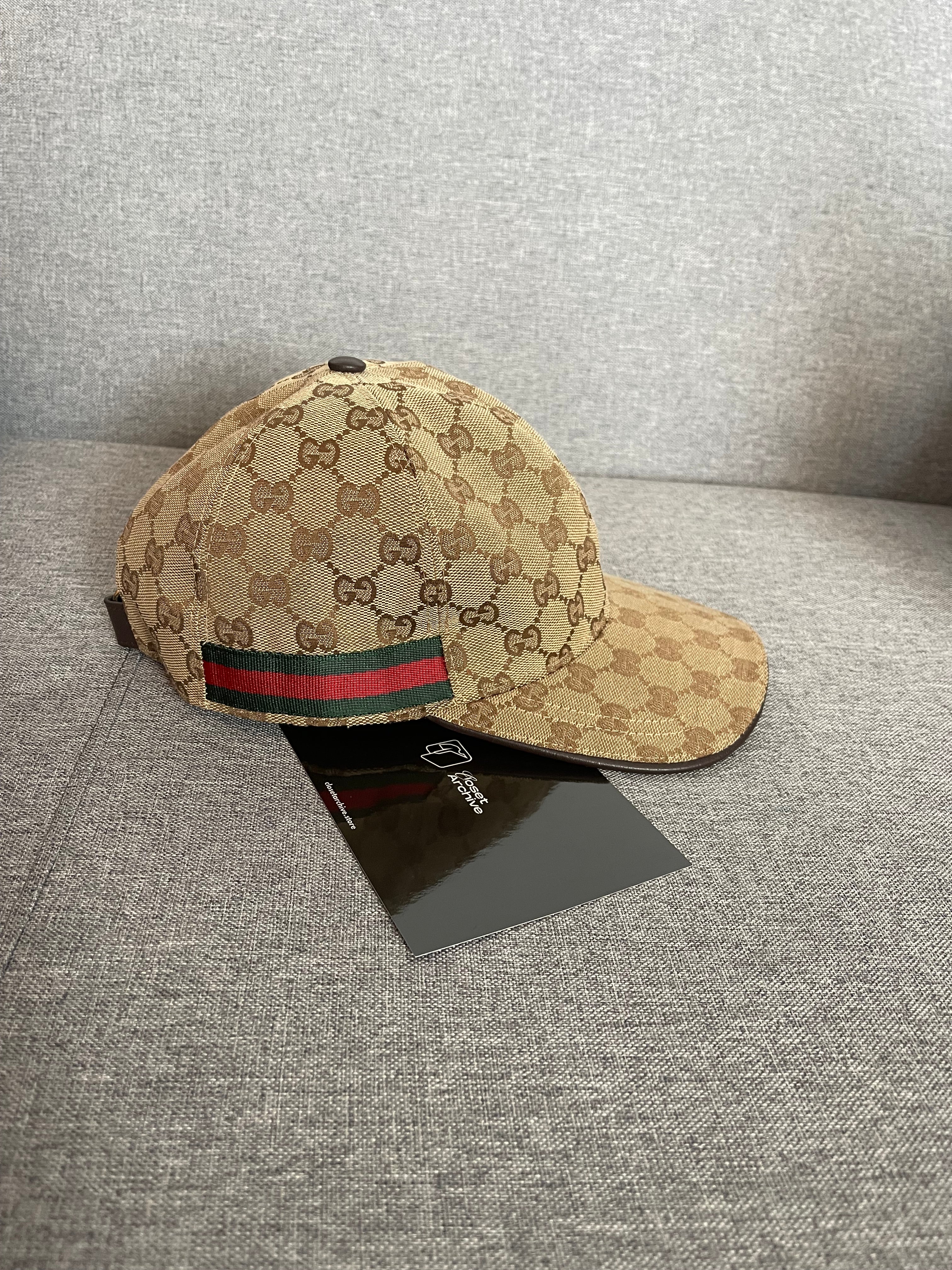 Gucci Original GG Canvas Baseball Hat Khaki