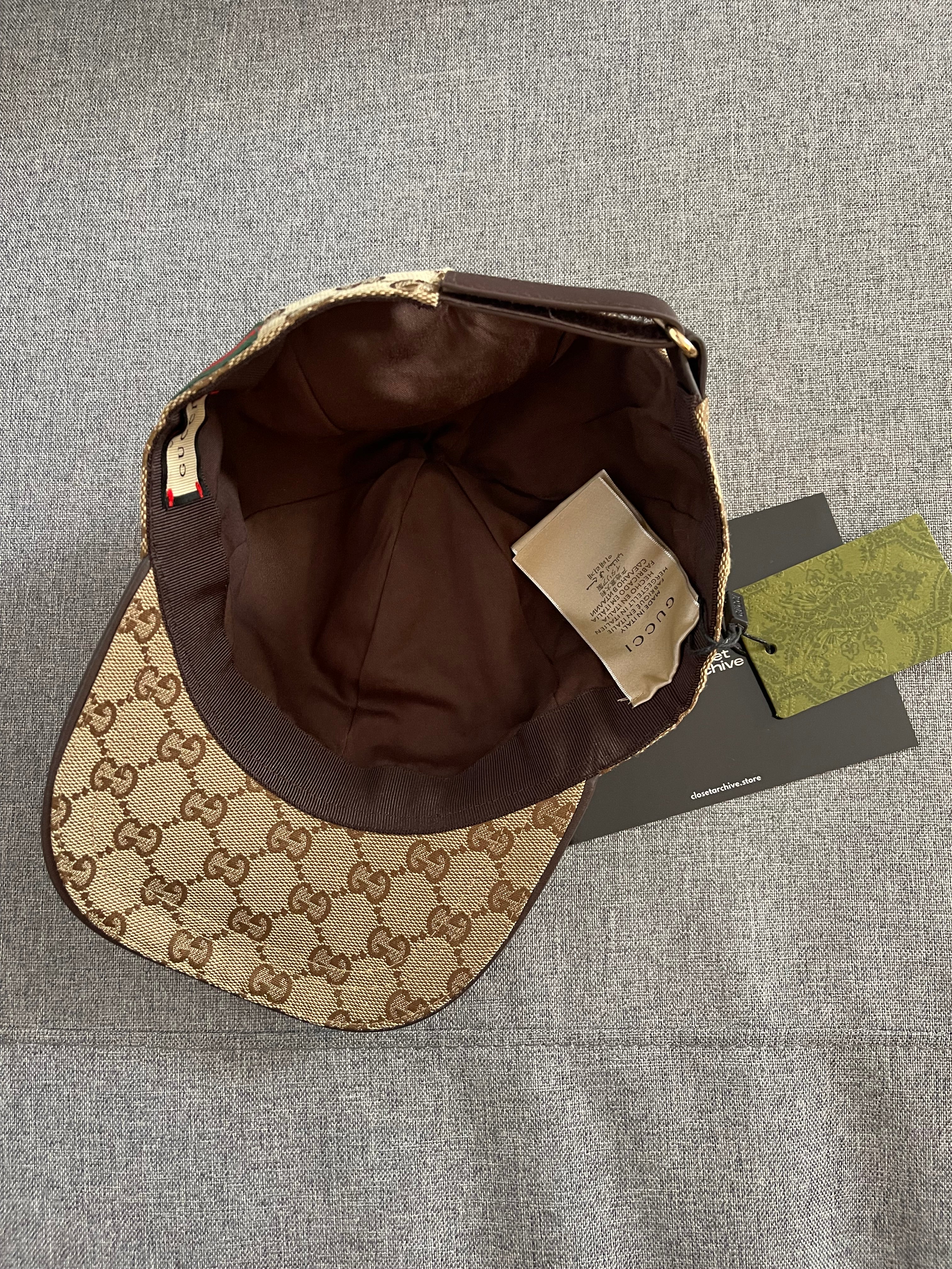 Gucci Original GG Canvas Baseball Hat Khaki