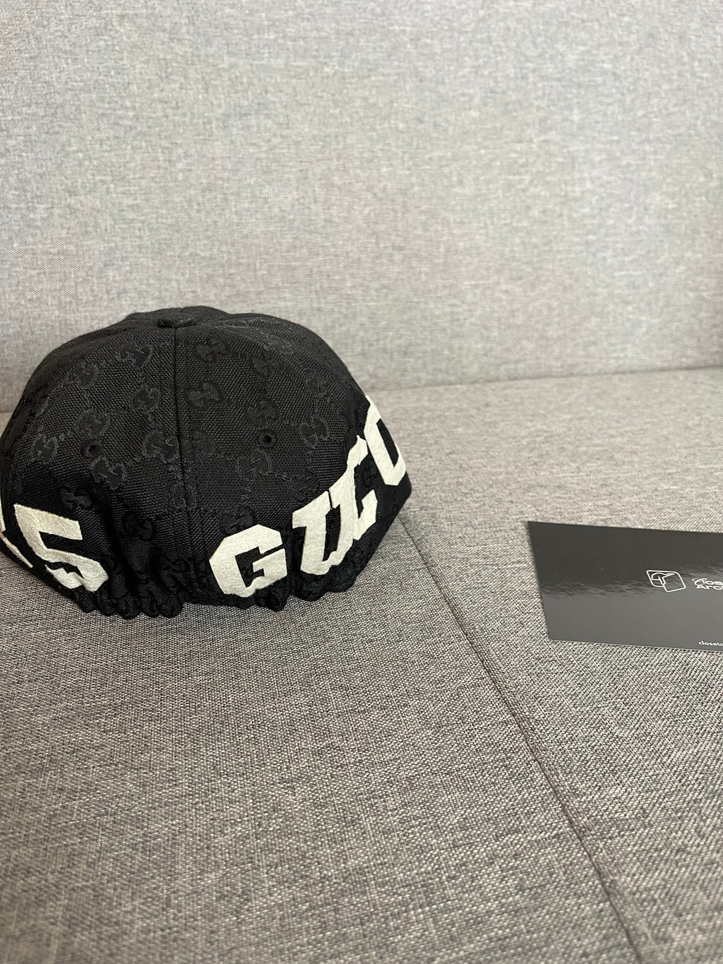 Boné Gucci GG Supreme Monogram Baseball Black
