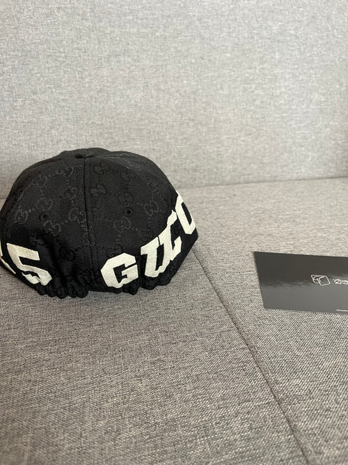 Boné Gucci GG Supreme Monogram Baseball Black