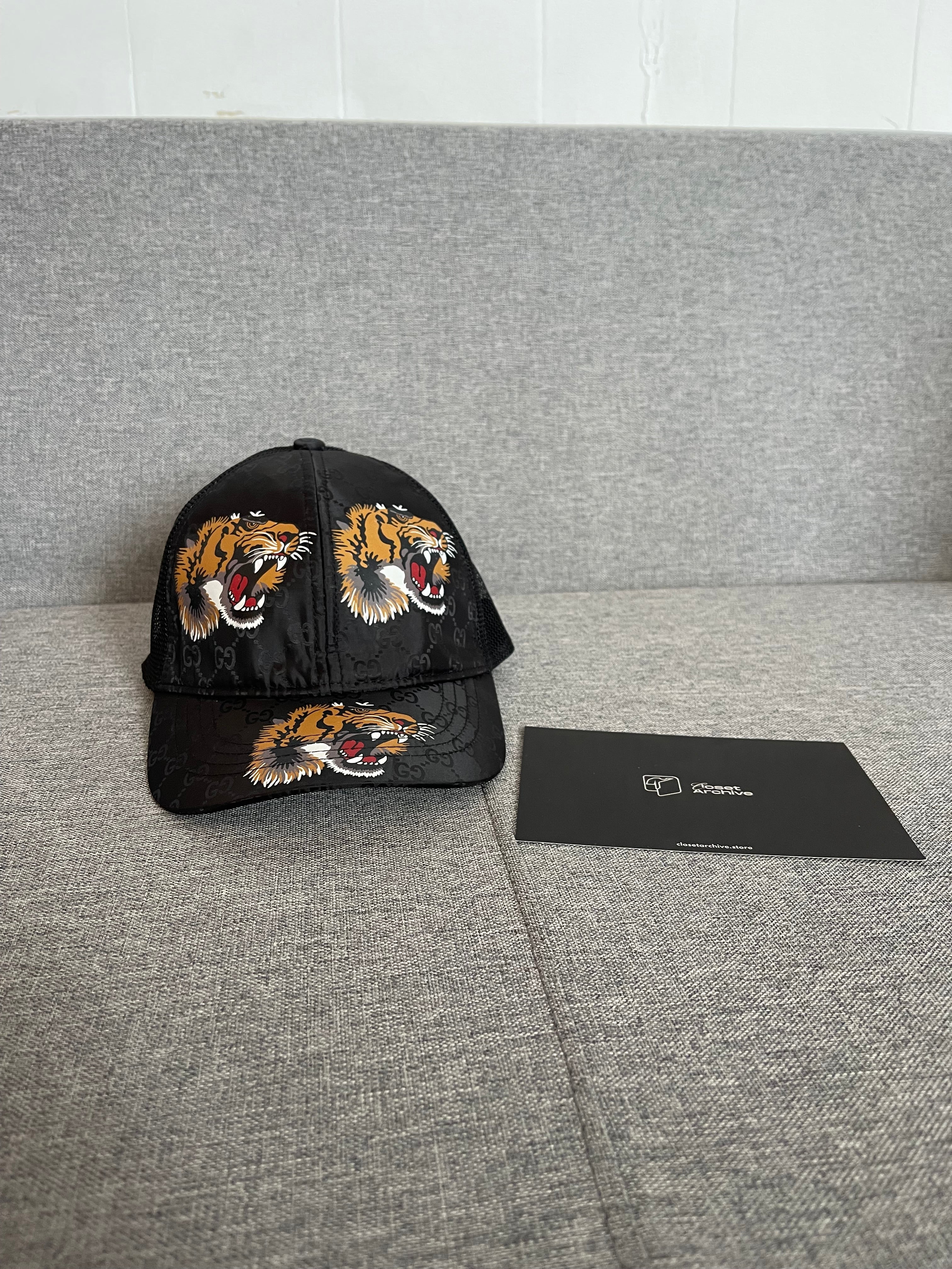 Gucci Hat Tiger Print