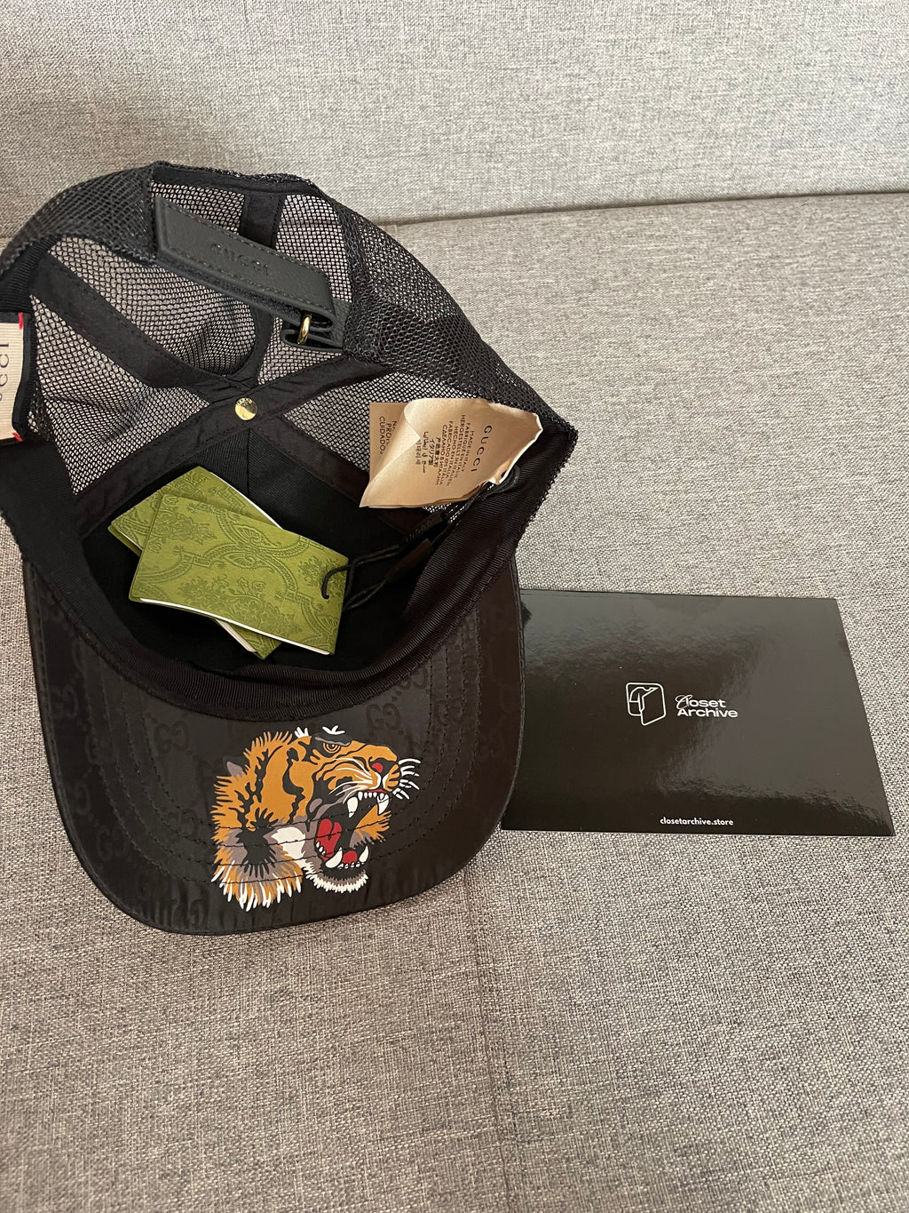 Gucci Hat Tiger Print