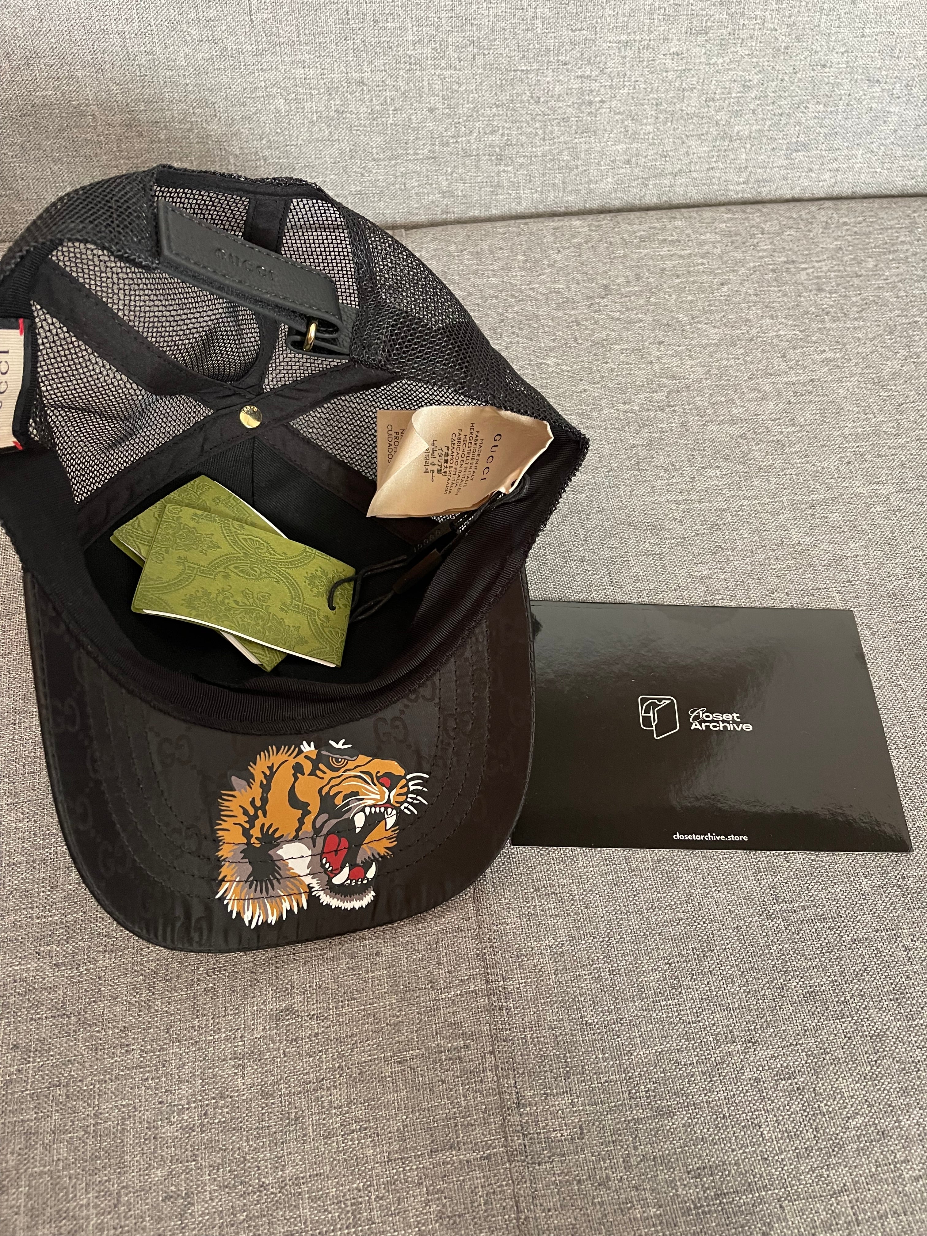 Gucci Hat Tiger Print