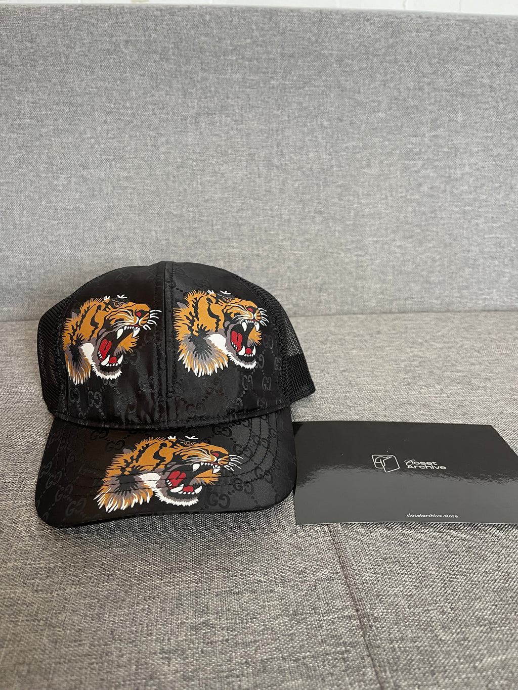 Gucci Hat Tiger Print
