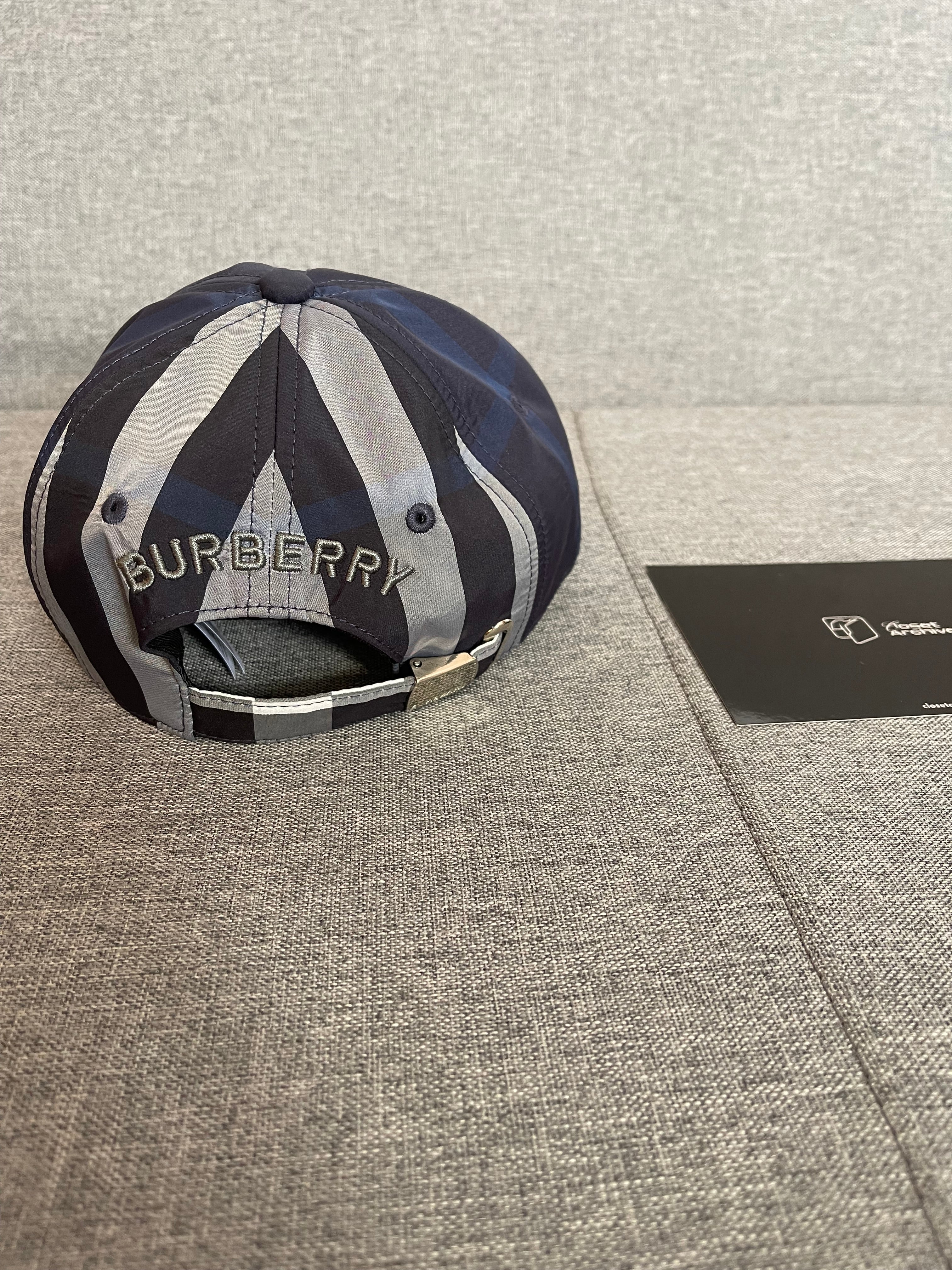 Burberry Check EKD Twill Baseball Cap