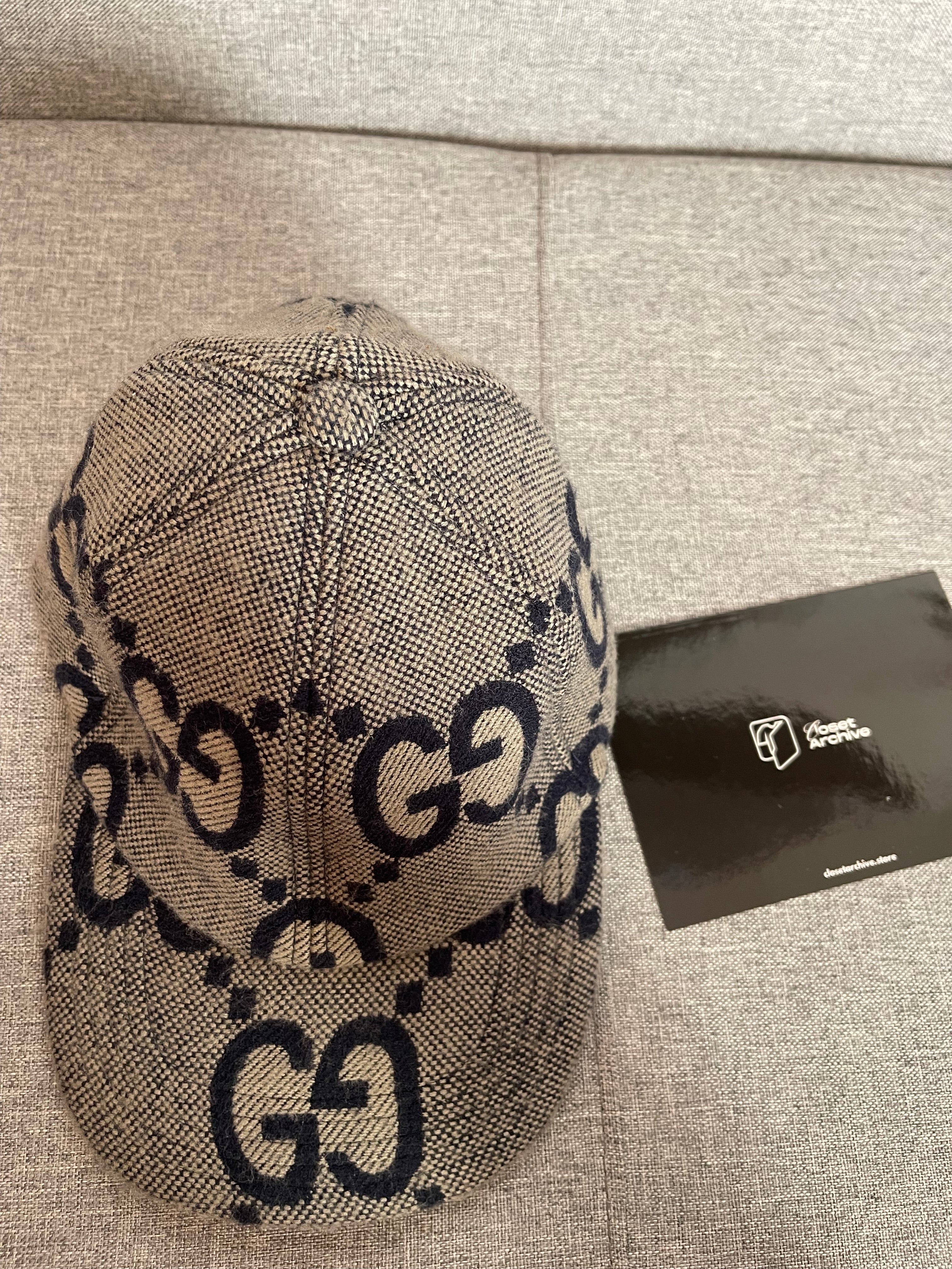 Boné Gucci Jumbo GG Baseball Cap Azul