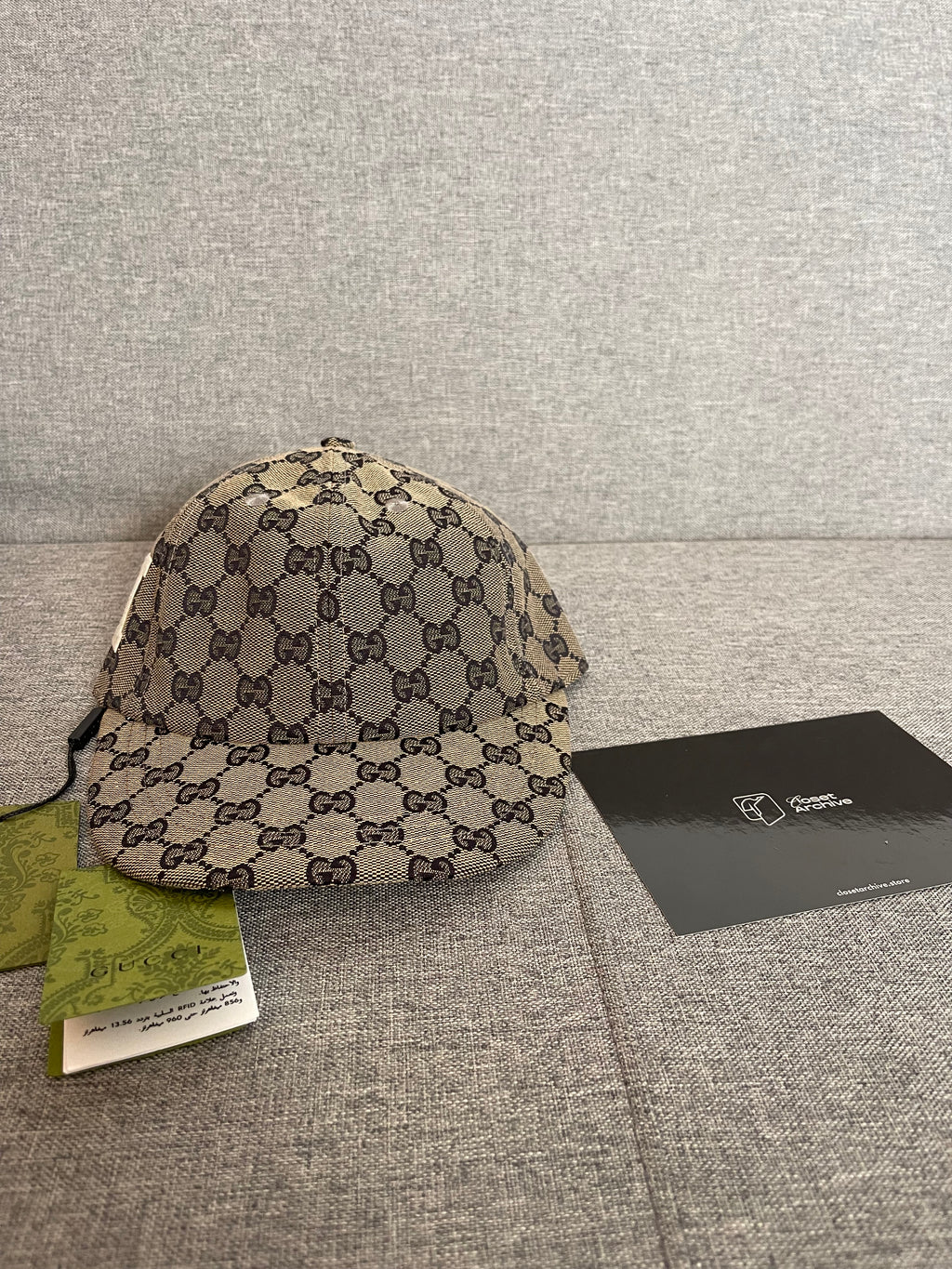 Boné Gucci GG Supreme Monogram Baseball