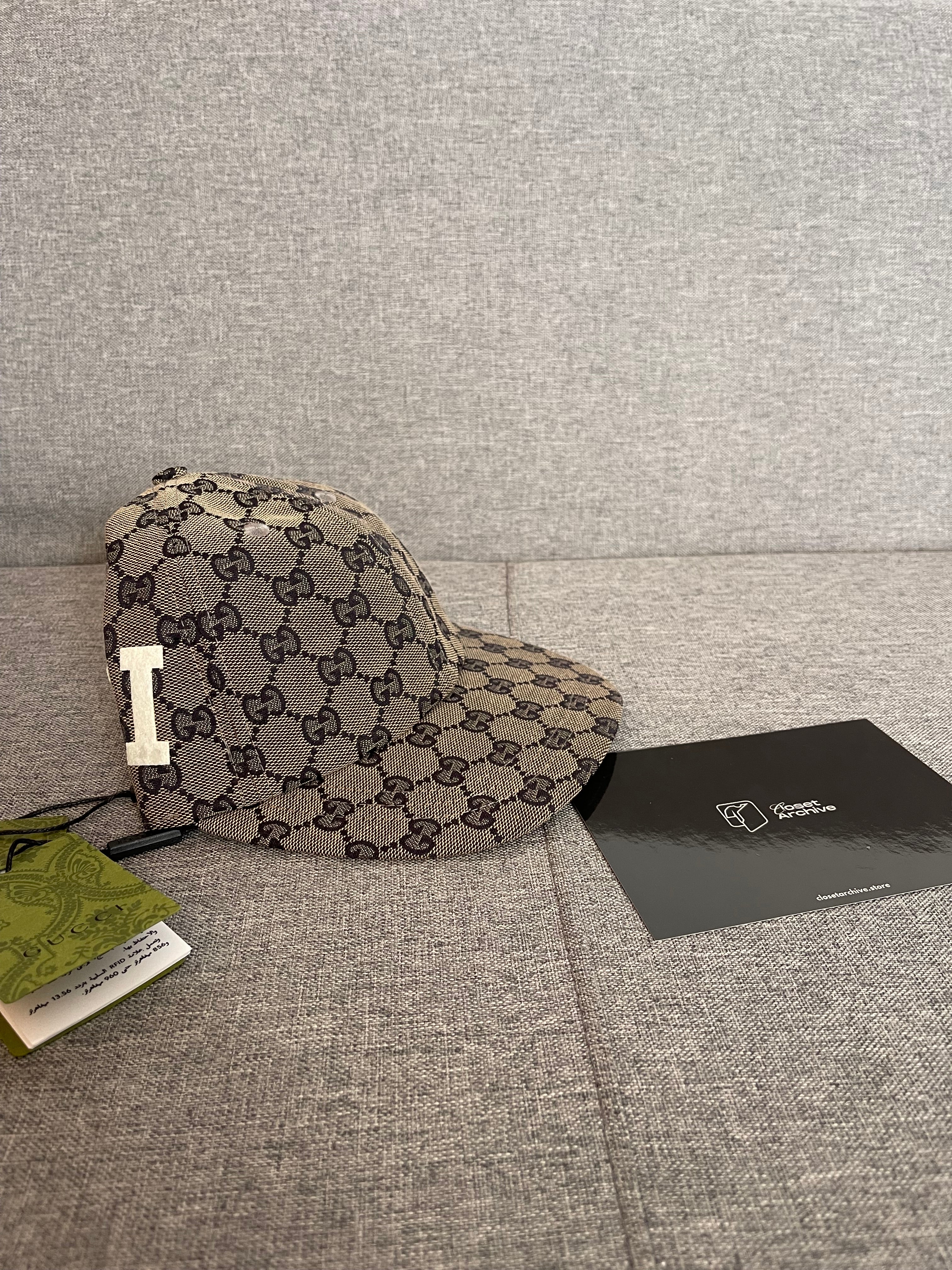 Boné Gucci GG Supreme Monogram Baseball