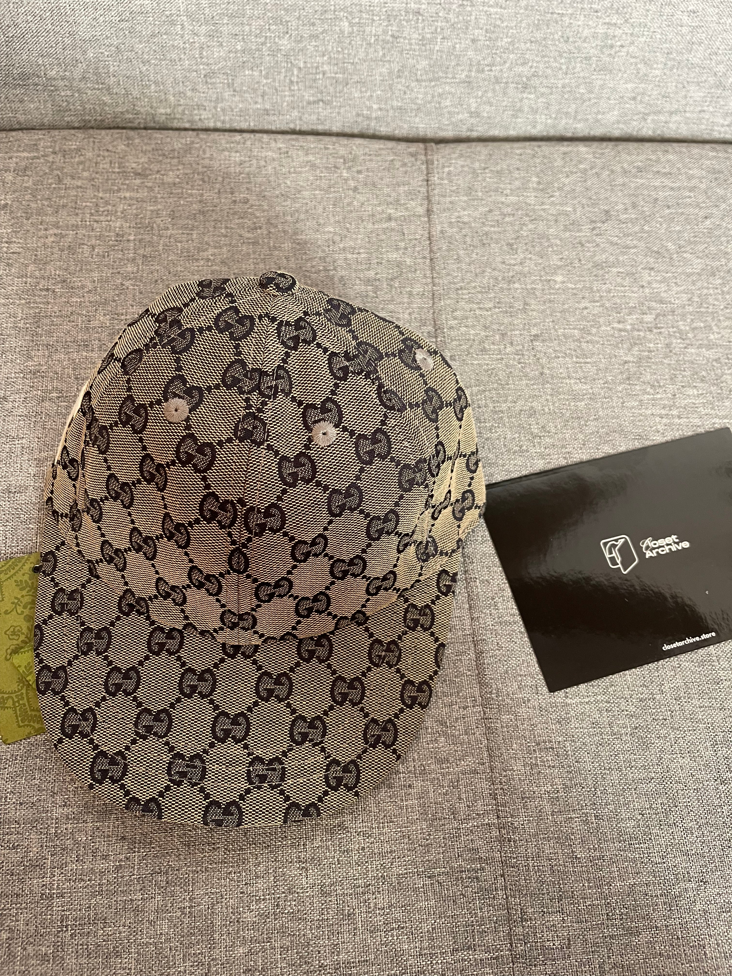 Boné Gucci GG Supreme Monogram Baseball