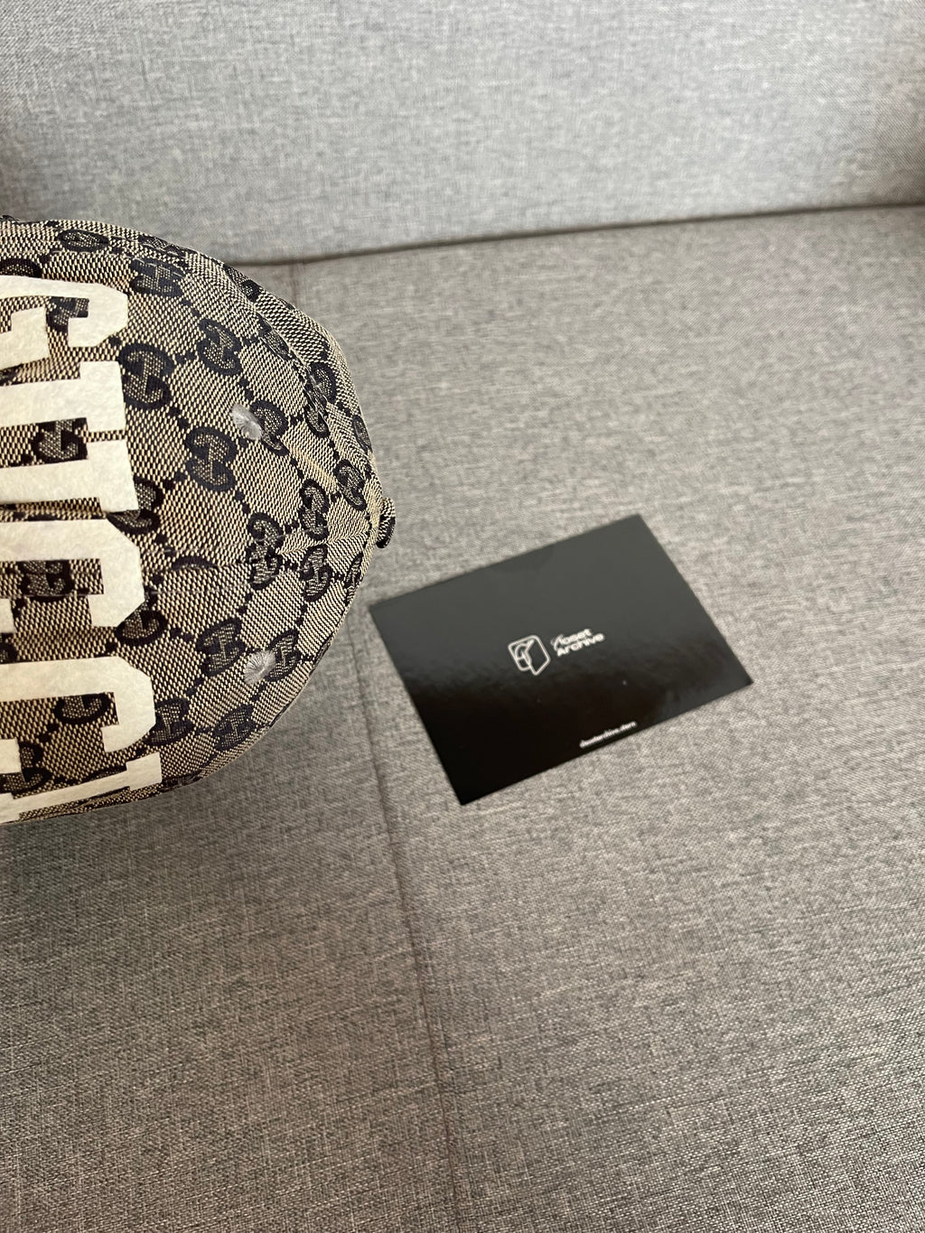 Boné Gucci GG Supreme Monogram Baseball